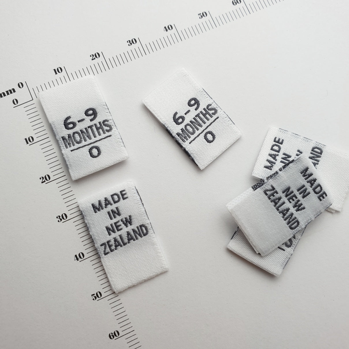 SIZE PIPS - WOVEN LABELS