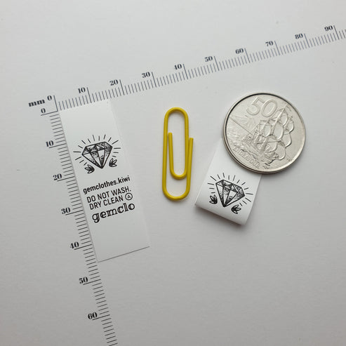 15mm / SHORT - Up to 44mm per label (max 22mm folded height)