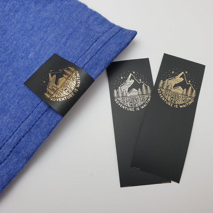 Black Polytape / 30mm / REGULAR - Between 45-84mm label (23-42mm folded height)